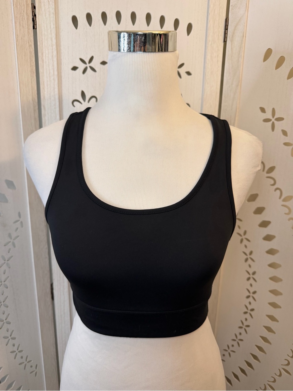 Black Racerback Sports Bra